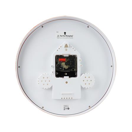 นาฬิกาแขวน RHYTHM CMG611NR37 10 นิ้ว สีน้ำตาล_2