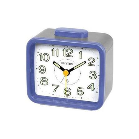 นาฬิกาตั้งโต๊ะพลาสติก RHYTHM CRA637WR04 3X4 นิ้ว สีน้ำเงิน_0