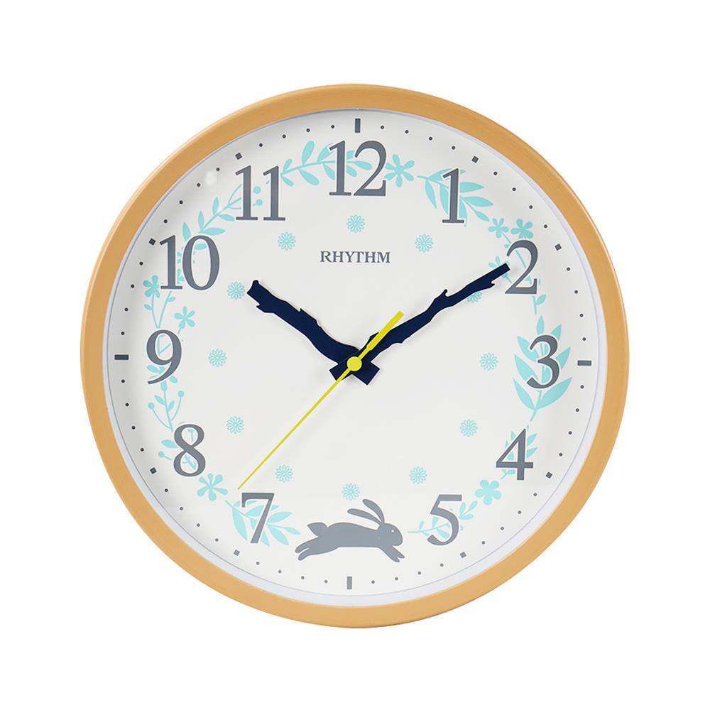 นาฬิกาแขวน RHYTHM CMG611NR07 10 นิ้ว สีน้ำตาล