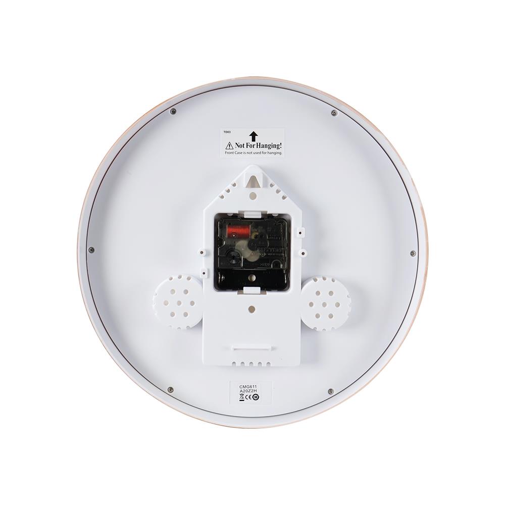 นาฬิกาแขวน RHYTHM CMG611NR07 10 นิ้ว สีน้ำตาล