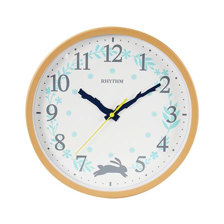 นาฬิกาแขวน RHYTHM CMG611NR07 10 นิ้ว สีน้ำตาล