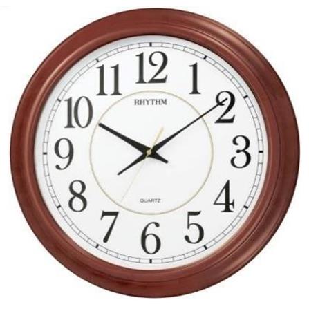 นาฬิกาแขวน RHYTHM CMG982NR06 22 นิ้ว สีน้ำตาล