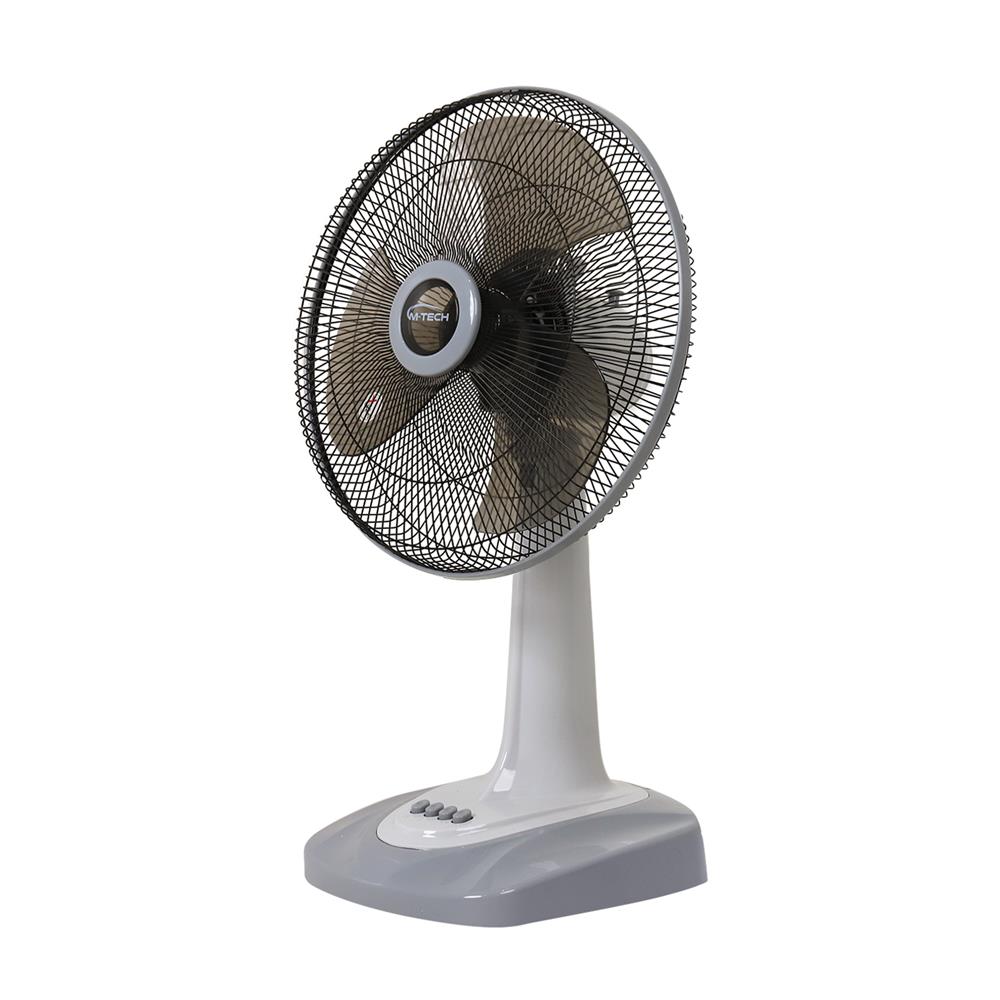 พวงหรีดพัดลมตั้งโต๊ะ 16 นิ้ว M-TECH CF-4163 สีเทา