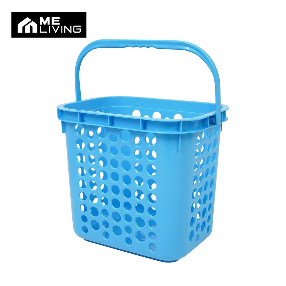 ตะกร้าผ้าเหลี่ยม ME LIVING TWIN 5010 สีฟ้า_0