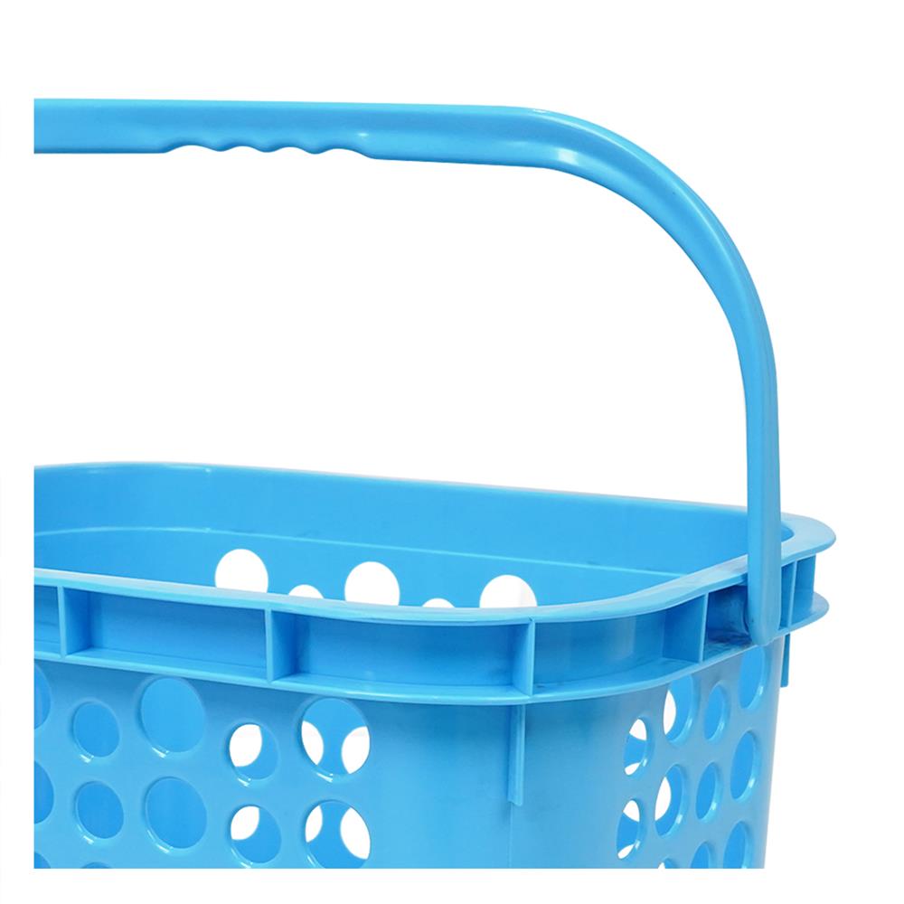 ตะกร้าผ้าเหลี่ยม ME LIVING TWIN 5010 สีฟ้า