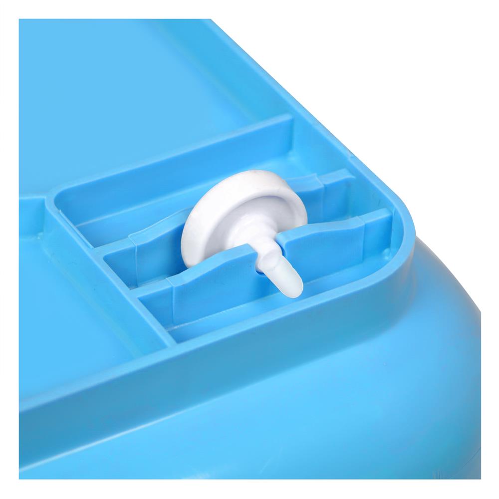 ตะกร้าผ้าเหลี่ยม ME LIVING TWIN 5010 สีฟ้า