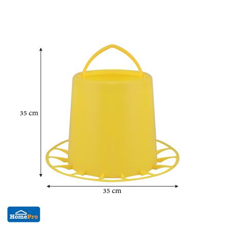 ถาดอาหารไก่ SPRING 10 กก. สีเหลือง_3
