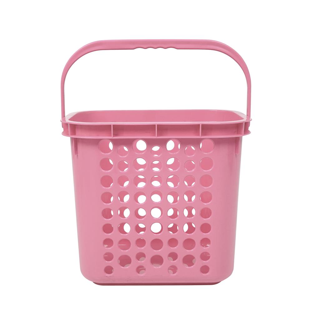 ตะกร้าผ้าเหลี่ยม ME LIVING TWIN 5010 สีชมพู