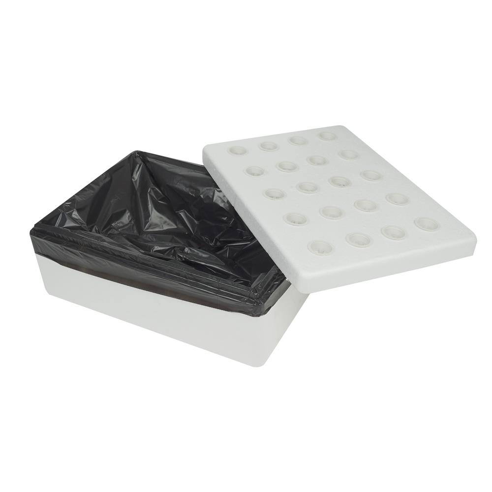 กล่องโฟมเพาะปลูกครบชุด SPRING 20 หลุม สีขาว