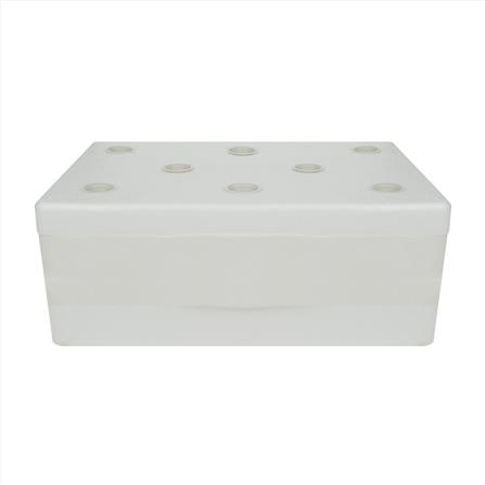 กล่องโฟมเพาะปลูกครบชุด SPRING 8 หลุม สีขาว_1