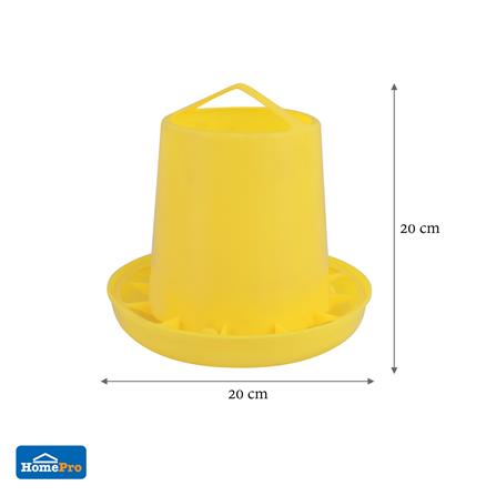 ถาดอาหารไก่ SPRING 1.5 กก. สีเหลือง_3