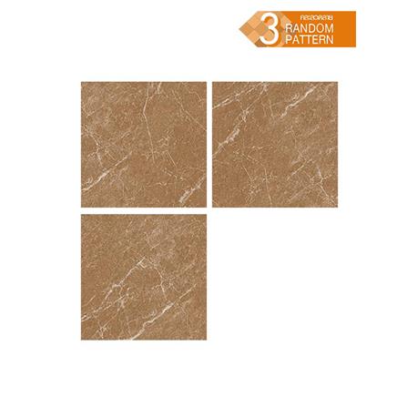 กระเบื้องพื้นพอร์ซเลน  16x16 นิ้ว COTTO พิซโซลี่ มาโรเน่ สีน้ำตาล ExC PM 0.96M2_1