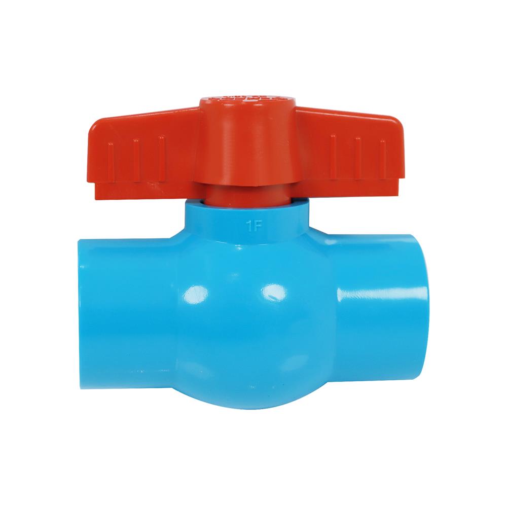 บอลวาล์ว PVC DEXZON 1 นิ้ว สีฟ้า