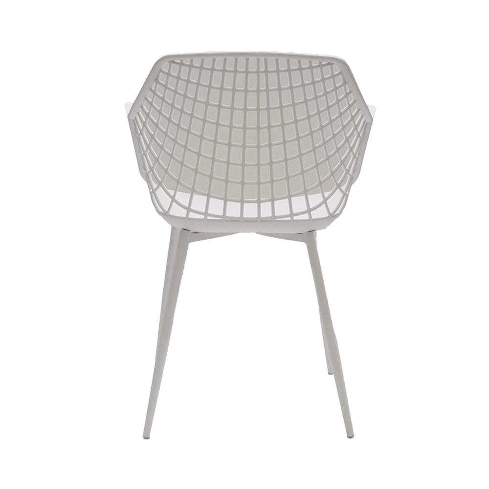 เก้าอี้พลาสติก PIONEER PN92621 สีขาว