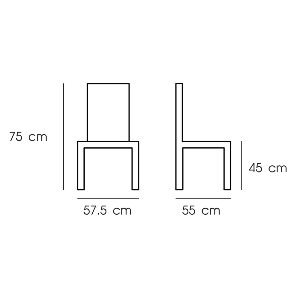 เก้าอี้พลาสติก PIONEER PN92621 สีขาว