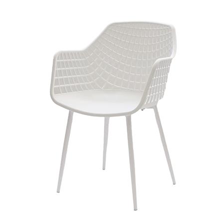 เก้าอี้พลาสติก PIONEER PN92621 สีขาว_0