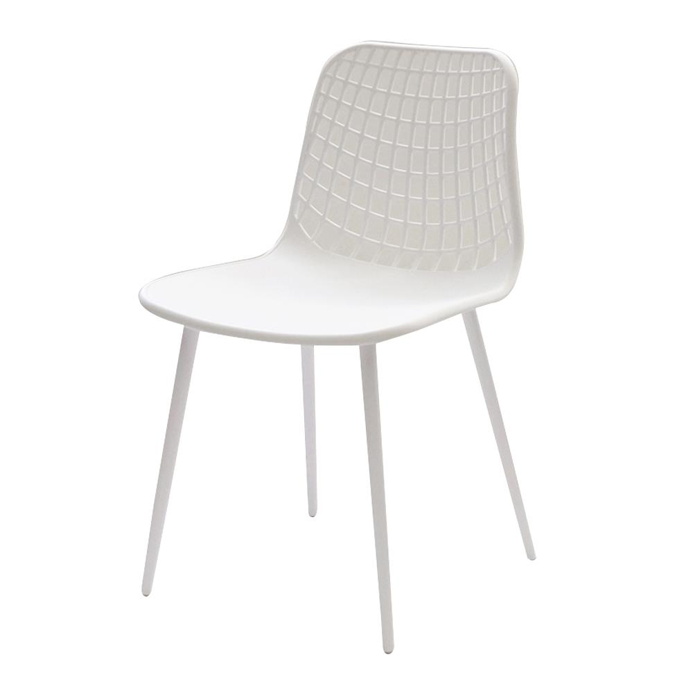 เก้าอี้พลาสติก PIONEER PN92620 สีขาว