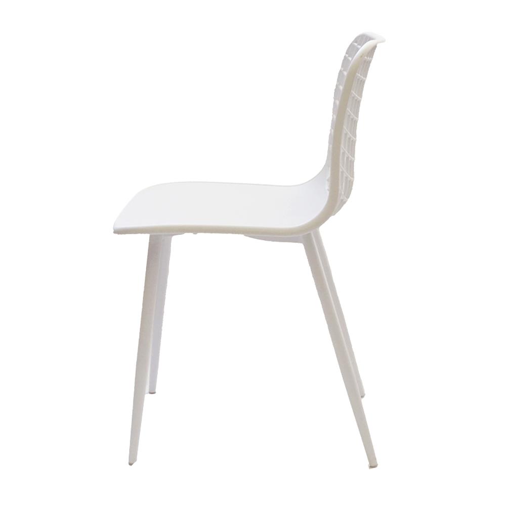 เก้าอี้พลาสติก PIONEER PN92620 สีขาว