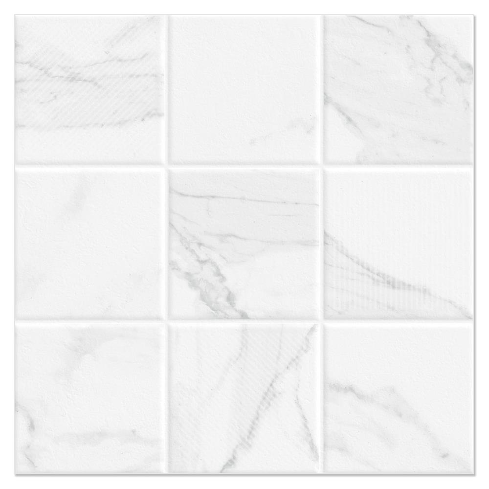 กระเบื้องพื้น 16x16 นิ้ว COTTO บีเวล ขาว PM 0.96M2