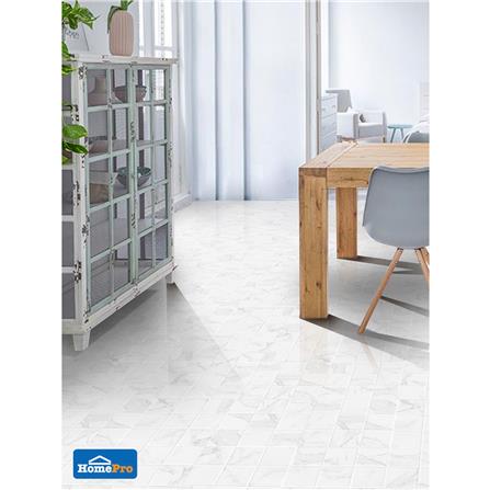 กระเบื้องพื้น 16x16 นิ้ว COTTO บีเวล ขาว PM 0.96M2_4