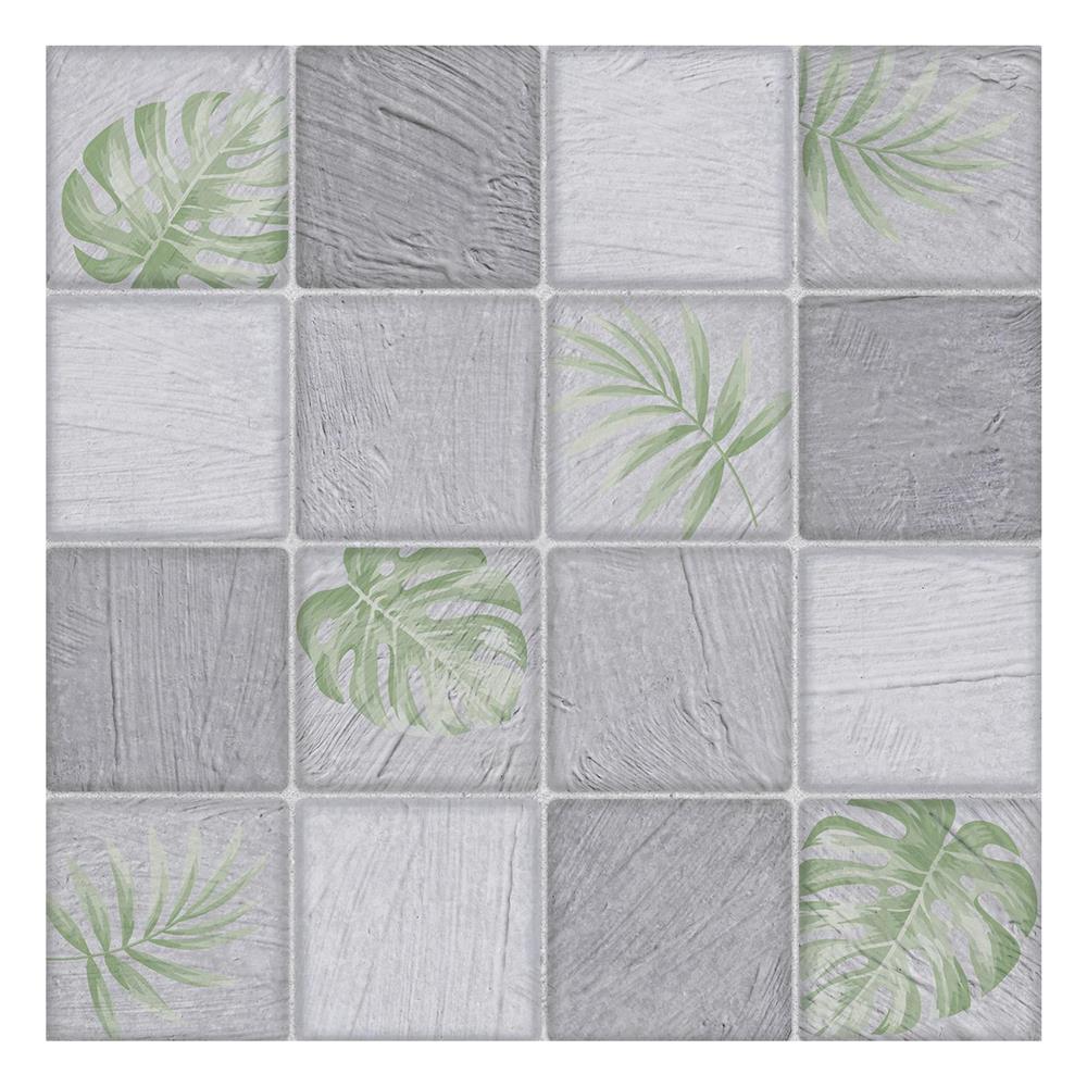 กระเบื้องพื้น 16x16 นิ้ว TARA แฟร์รี่ ฟลอร่า เทา PM 0.96 ตร.ม._0