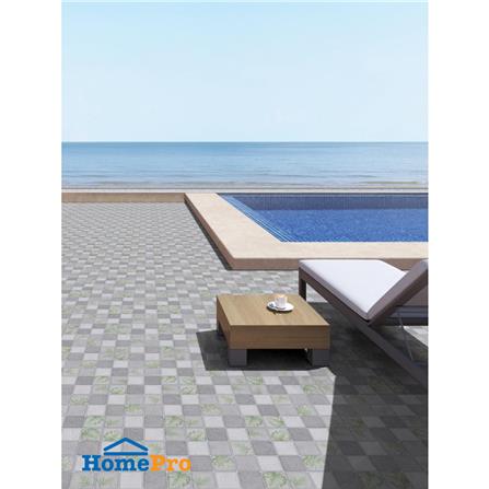 กระเบื้องพื้น 16x16 นิ้ว TARA แฟร์รี่ ฟลอร่า เทา PM 0.96 ตร.ม._5