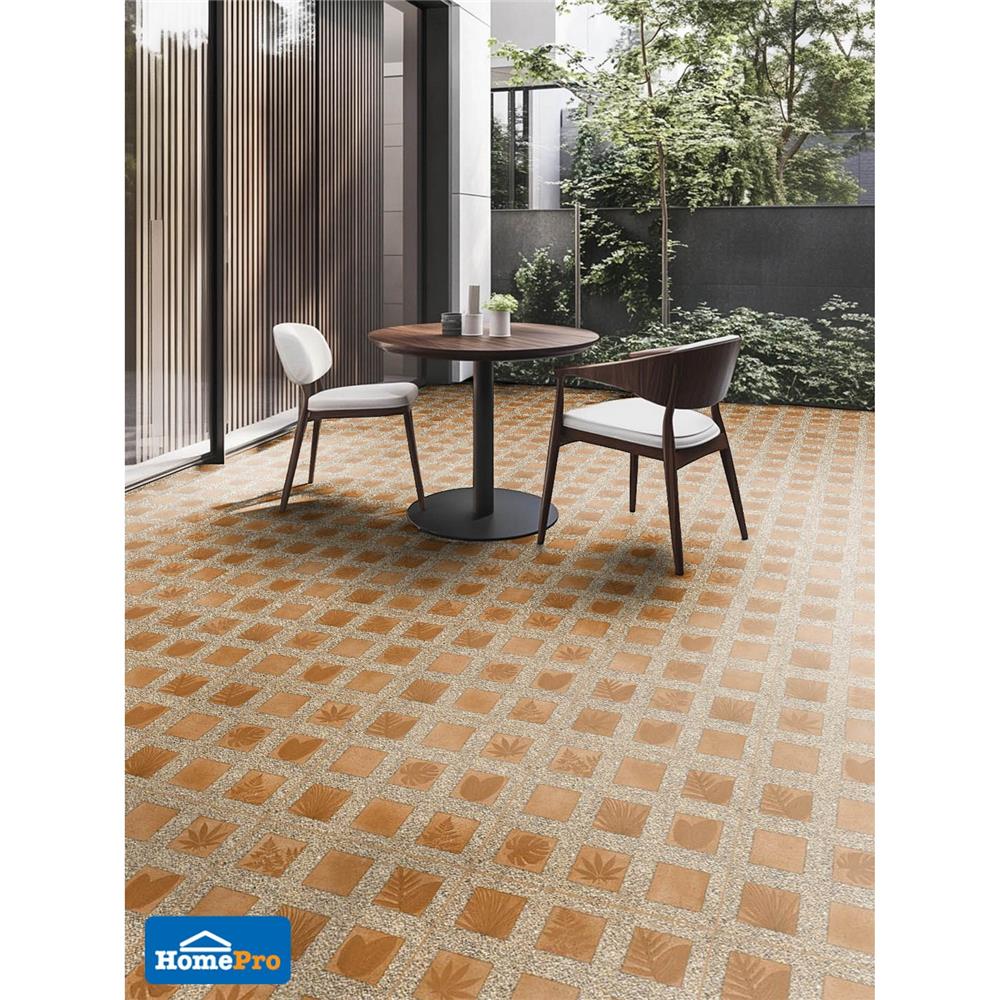 กระเบื้องพื้น 16x16 นิ้ว DURAGRES ซากาด้า น้ำตาล A 0.96 ตร.ม.