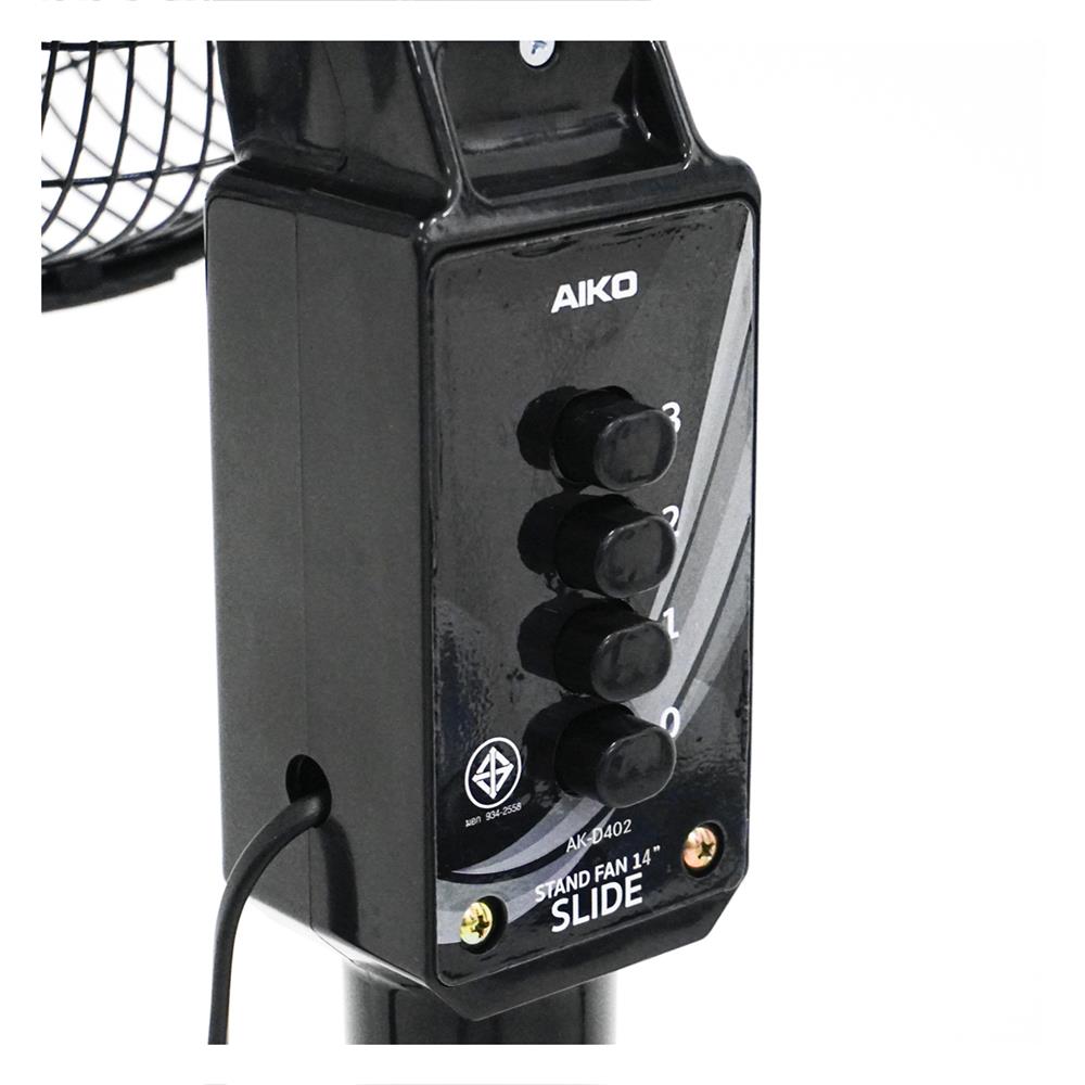 พัดลมอุตสาหกรรม 14 นิ้ว AIKO AK-D402 สีดำ