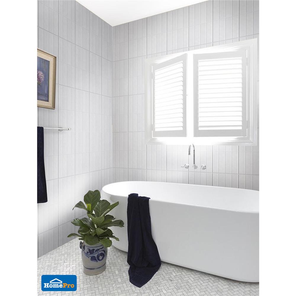 กระเบื้องผนัง 10x16 นิ้ว COTTO แทนเจอรีน ขาว PM HYG 1 ตร.ม.