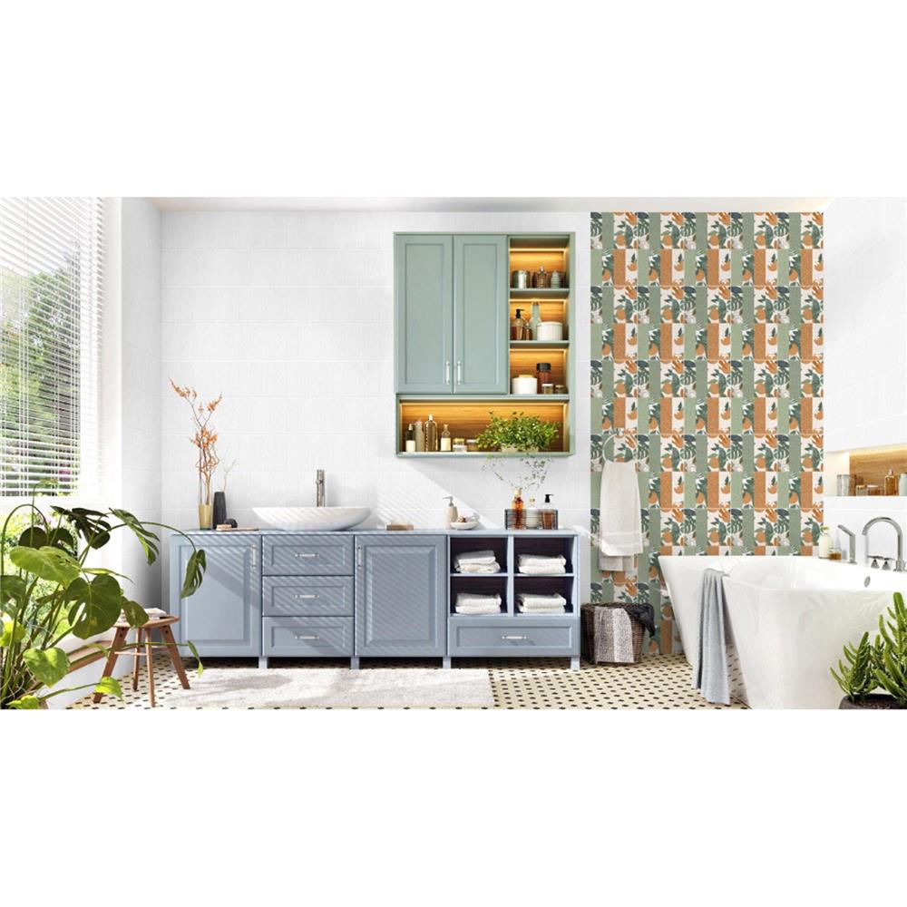 กระเบื้องผนัง 10x16 นิ้ว COTTO แทนเจอรีน ขาว PM HYG 1 ตร.ม.