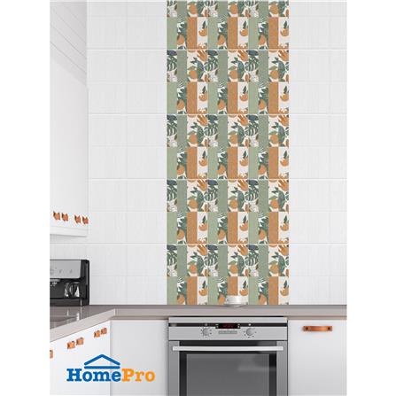 กระเบื้องผนัง 10x16 นิ้ว COTTO แทนเจอรีน ขาว PM HYG 1 ตร.ม._5