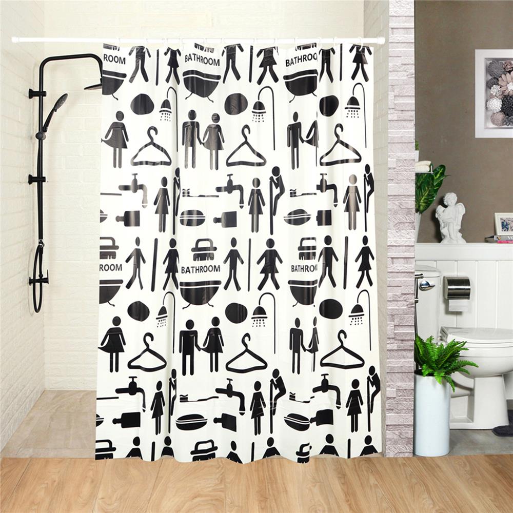 ม่านห้องน้ำ PEVA WSP SCP-18/U8075 180X180 ซม.