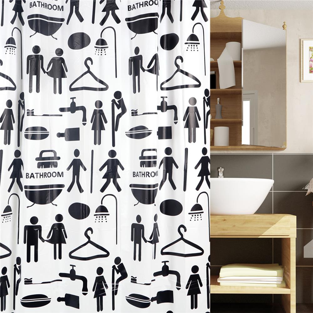 ม่านห้องน้ำ PEVA WSP SCP-18/U8075 180X180 ซม.