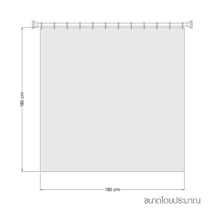 ม่านห้องน้ำ PEVA WSP SCP-18/U8075 180X180 ซม._4