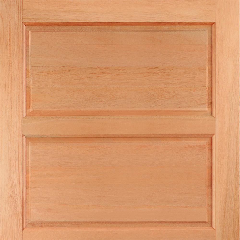 ประตูไม้สยาแดง VK 141 4 ฟัก ขอบ 5 นิ้ว 100X200 ซม. สีธรรมชาติ ไม่เจาะลูกบิด