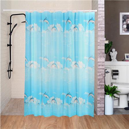 ม่านห้องน้ำ PEVA WSP SCP-18/U8074 180X180 ซม._1