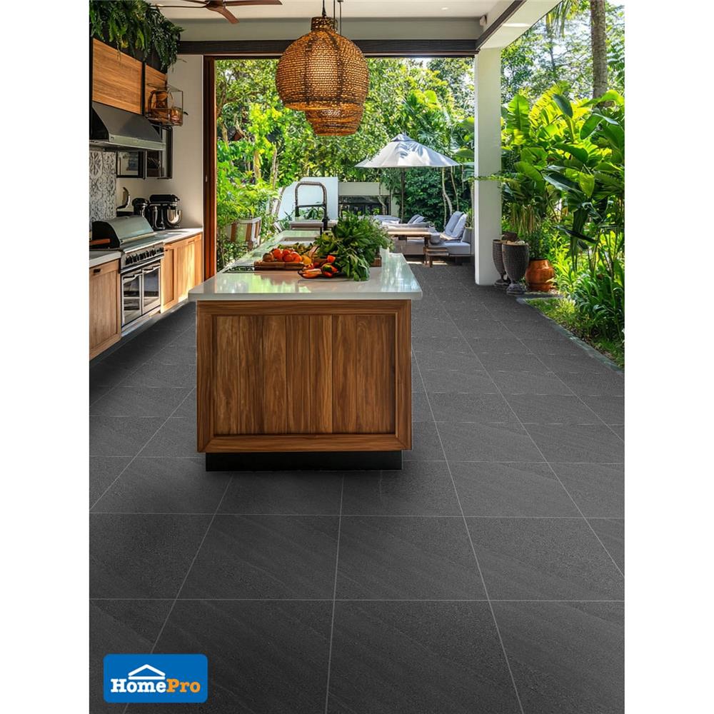 กระเบื้องพื้น 16x16 นิ้ว DURAGRES โฮเล่ เทาเข้ม A 0.96 ตร.ม.