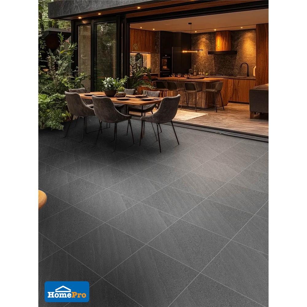 กระเบื้องพื้น 16x16 นิ้ว DURAGRES โฮเล่ เทาเข้ม A 0.96 ตร.ม.