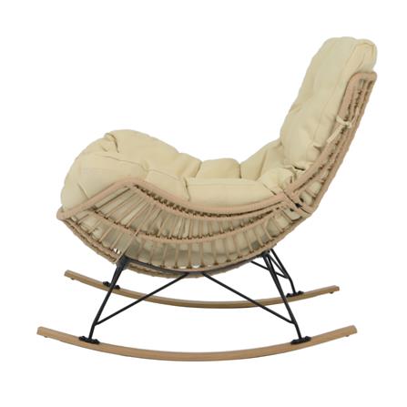 เก้าอี้พักผ่อน SPRING ROCKING SERENE สีครีม_2