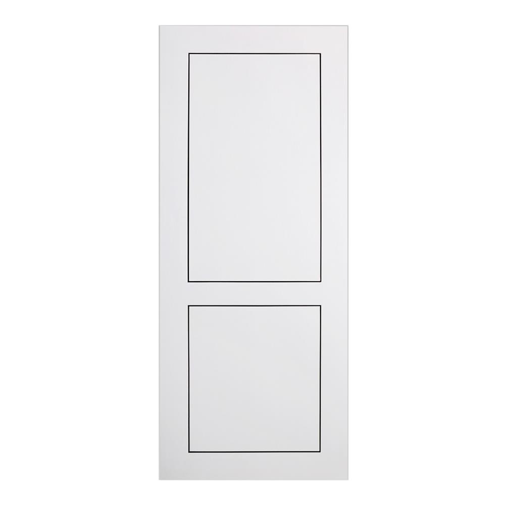 ประตูภายในเมลามีน BUMRUNGTHAI คิวบ์ 80X200 ซม. สีขาว