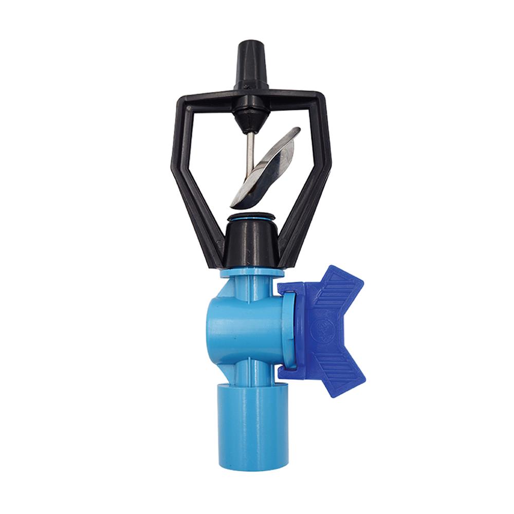 สปริงเกอร์ใบสเตนเลส หมุนรอบ พร้อมวาล์ว PVC TOWAI 1/2 นิ้ว แพ็ก 100 ชิ้น