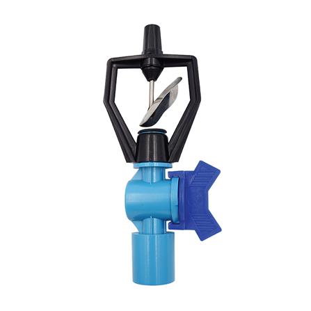 สปริงเกอร์ใบสเตนเลส หมุนรอบ พร้อมวาล์ว PVC TOWAI 1/2 นิ้ว แพ็ก 100 ชิ้น_0