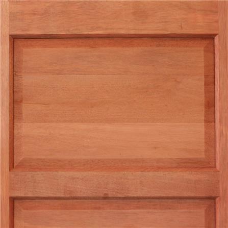 ประตูไม้สยาแดง VK 141 4 ฟัก ขอบ 5 นิ้ว 80X180 ซม. สีธรรมชาติ ไม่เจาะลูกบิด_2