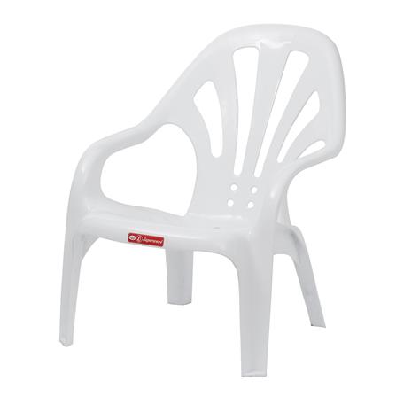เก้าอี้พลาสติกเอนนอน SUPERWARE รุ่น CH-46 สีขาว