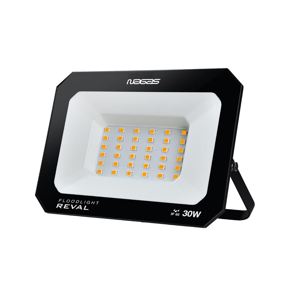 สปอตไลท์ภายนอก LED NAGAS REVAL 30 วัตต์ WARM WHITE สีดำ
