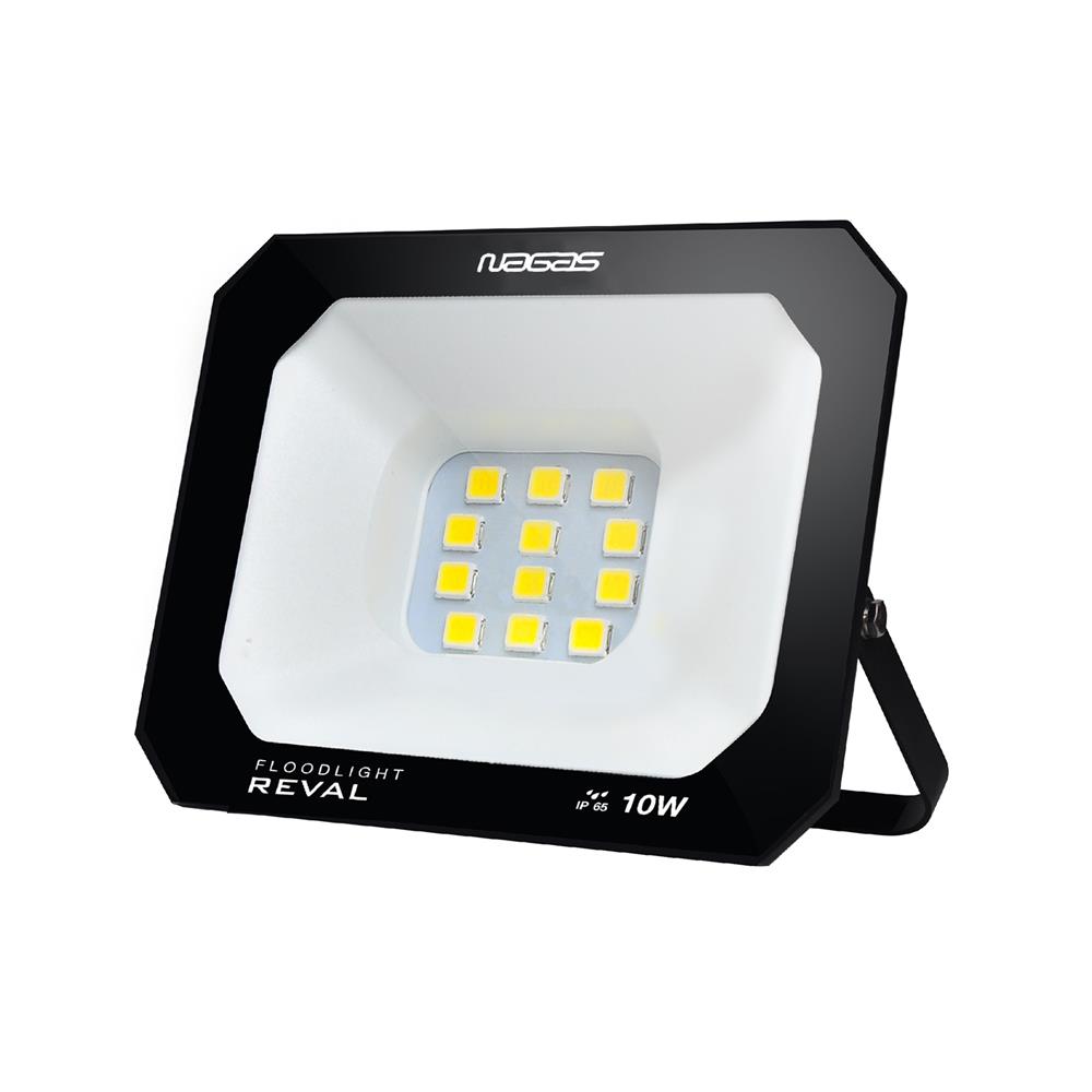 สปอตไลท์ภายนอก LED NAGAS REVAL 10 วัตต์ DAYLIGHT สีดำ