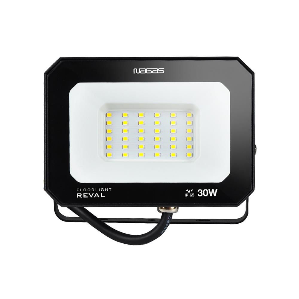 สปอตไลท์ภายนอก LED NAGAS REVAL 30 วัตต์ DAYLIGHT สีดำ