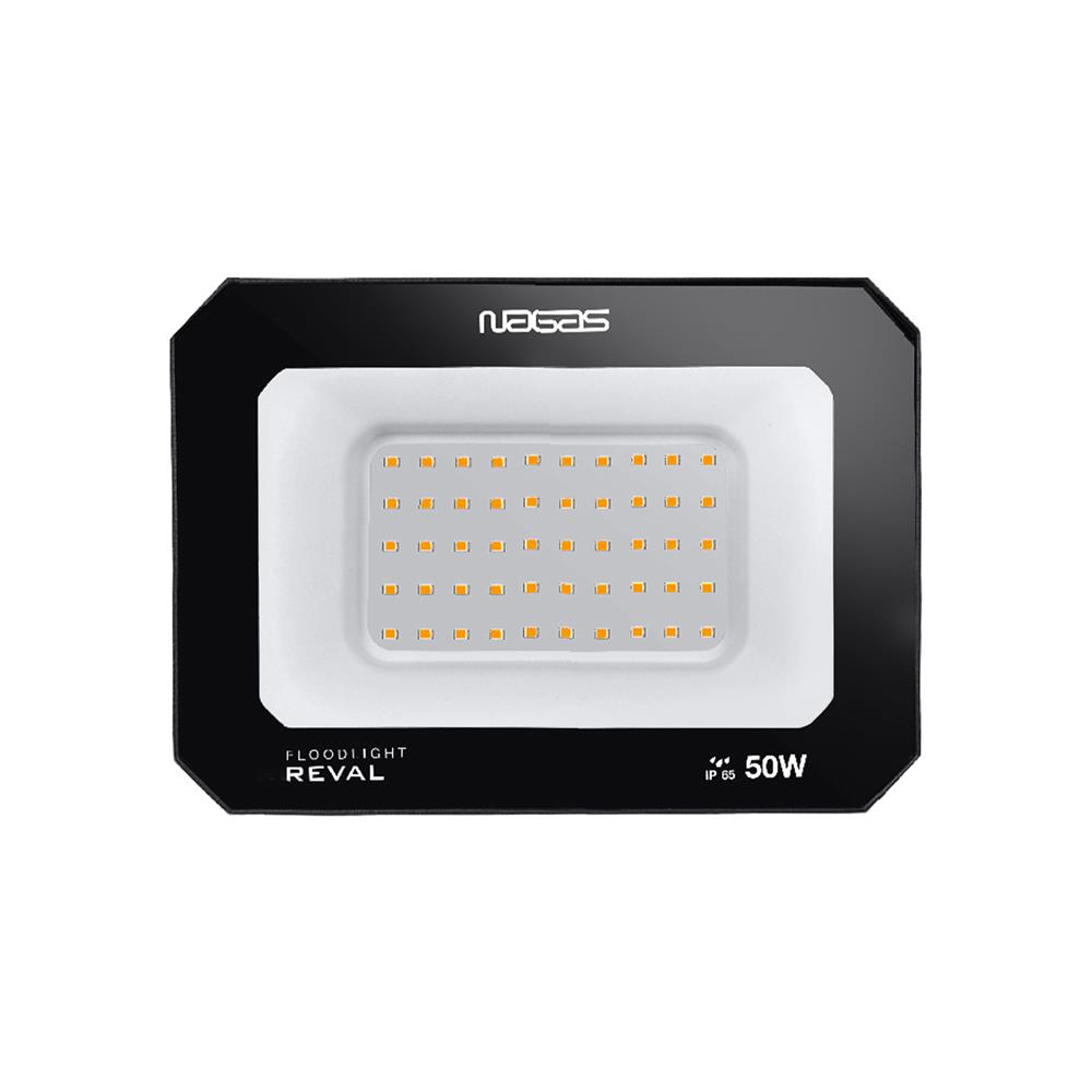 สปอตไลท์ภายนอก LED NAGAS REVAL 50 วัตต์ WARM WHITE สีดำ
