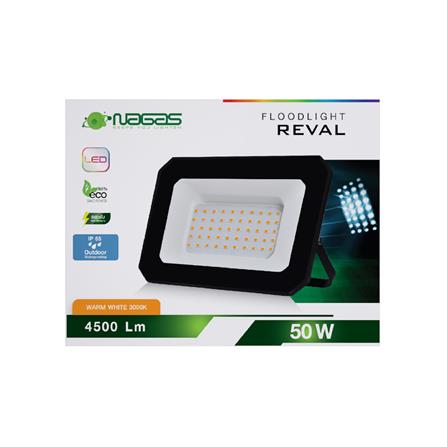 สปอตไลท์ภายนอก LED NAGAS REVAL 50 วัตต์ WARM WHITE สีดำ_4