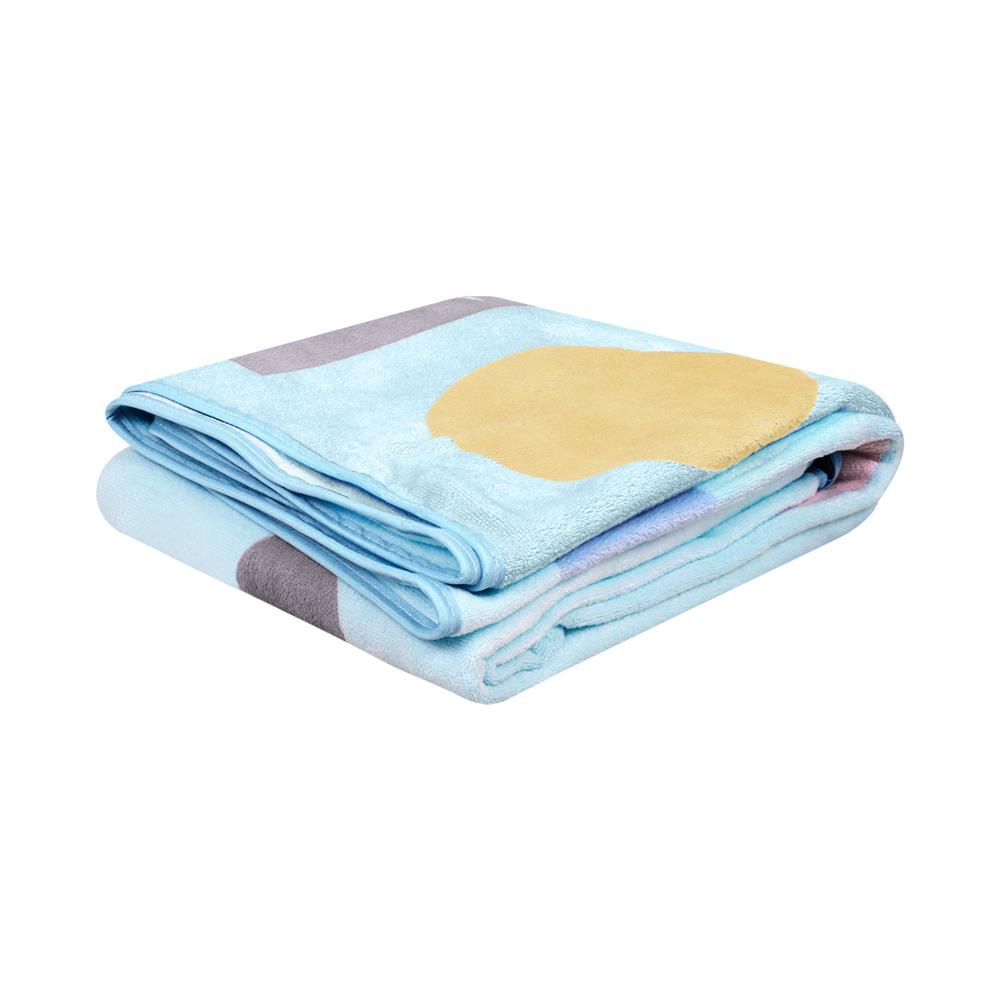 ผ้าขนหนู ME LIVING ELISE 27X54 นิ้ว สีฟ้า